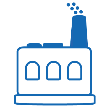 icon of industrial process waste exhaust