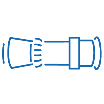 icon of gas turbine with waste exhaust